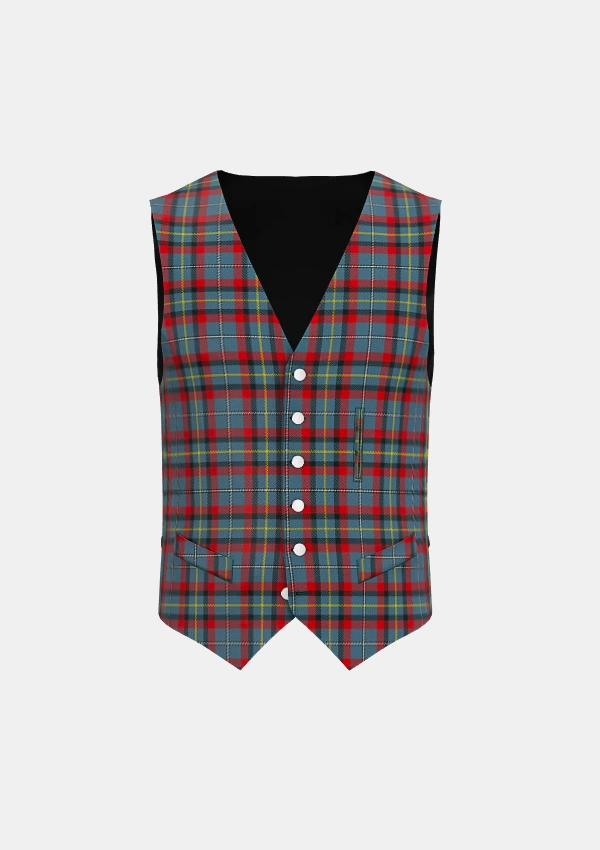 MacNamara Tartan Waistcoat Front MacNamara Tartan Waistcoat Front