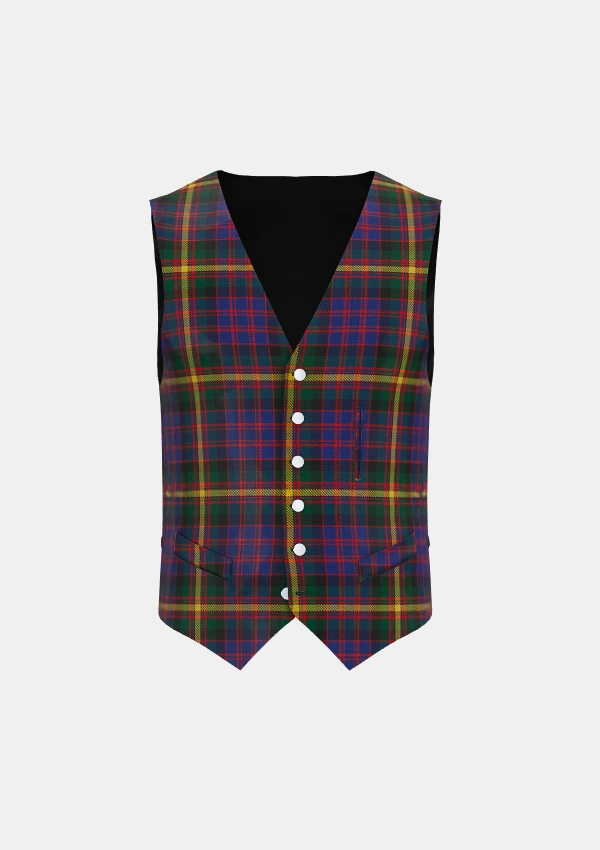 MacSporran Tartan Waistcoat Front MacSporran Tartan Waistcoat Front
