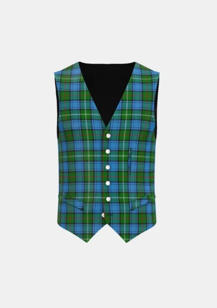Mack Original Tartan Waistcoat Front