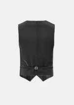 Mackay Blue Tartan Waistcoat Back