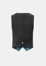 Madras College Tartan Waistcoat Back