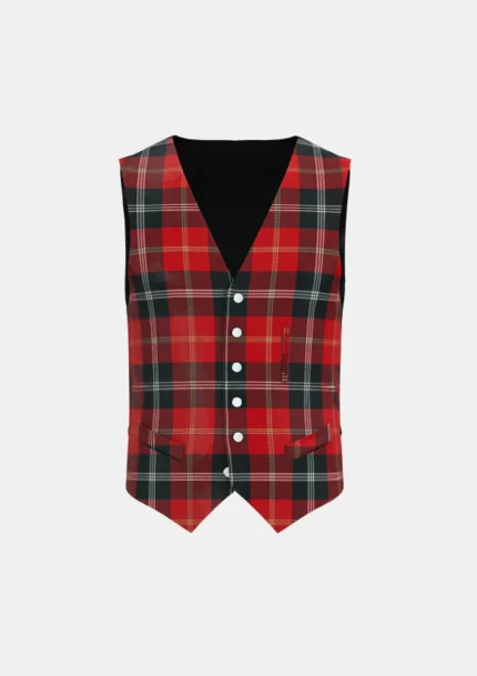 Marjoribanks Tartan Waistcoat Front