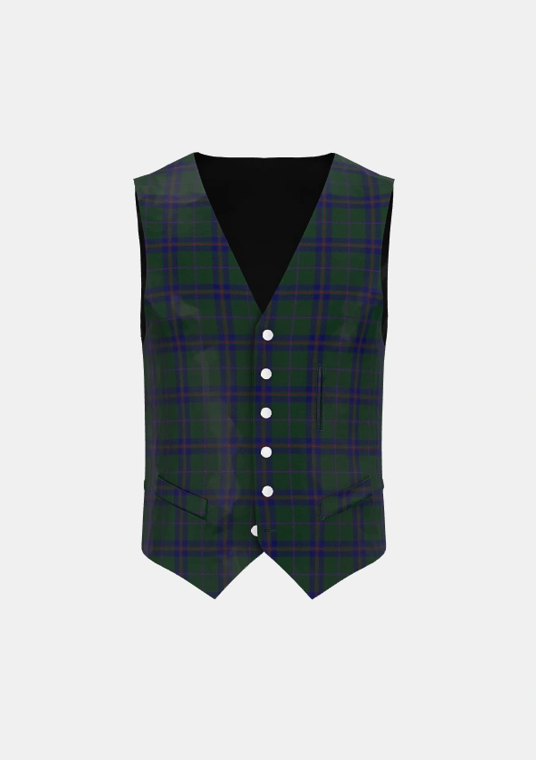 McAndrew B Tartan Waistcoat Front McAndrew B Tartan Waistcoat Front
