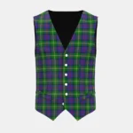 McComb Tartan Waistcoat Front