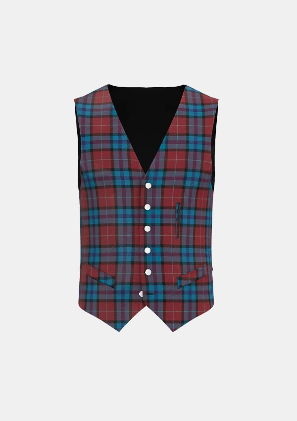 McCurdy-Stribling Tartan Waistcoat Front McCurdy-Stribling Tartan Waistcoat Front