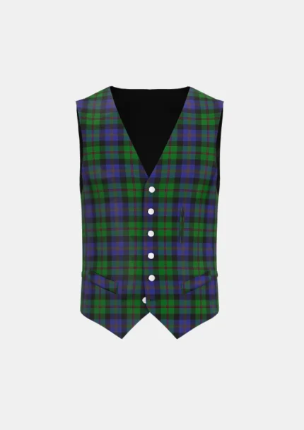McEwan Tartan Waistcoat Front