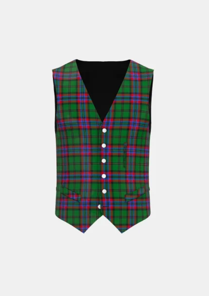 McGeachie Tartan Waistcoat Front