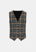McHale Barry Tartan Waistcoat Front