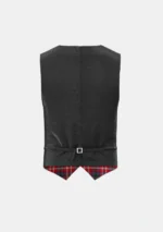 McKee Dot Tartan Waistcoat Back