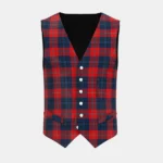 McKnight Tartan Waistcoat Front
