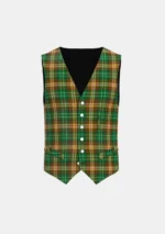 McShane Tartan Waistcoat Back