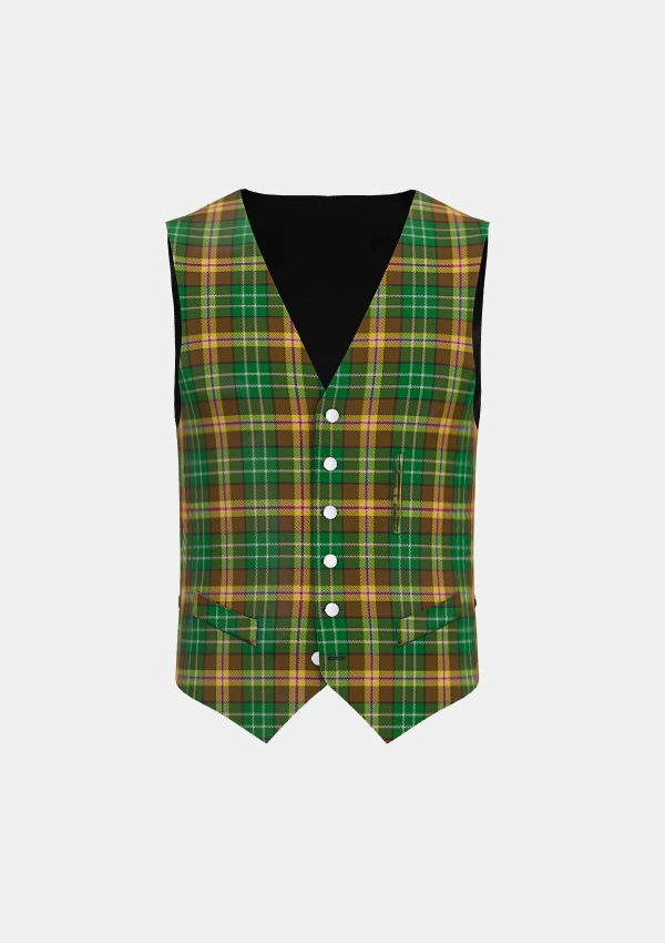 McShane Tartan Waistcoat Back McShane Tartan Waistcoat Back