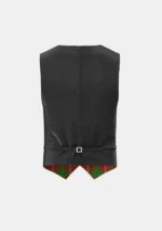 Melier-Frost Tartan Waistcoat Back
