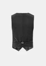 Midnight Thistle Tartan Waistcoat Back