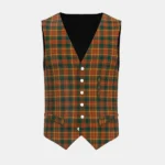 Monaghan County Tartan Waistcoat Front