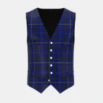 Moon Tartan Waistcoat Front