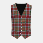 Moss McBain Chief Tartan Waistcoat Front
