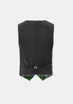 Moss Tartan Waistcoat Back