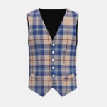 Mulberry Tartan Waistcoat Front