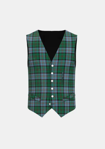 Munster Tartan Waistcoat Front