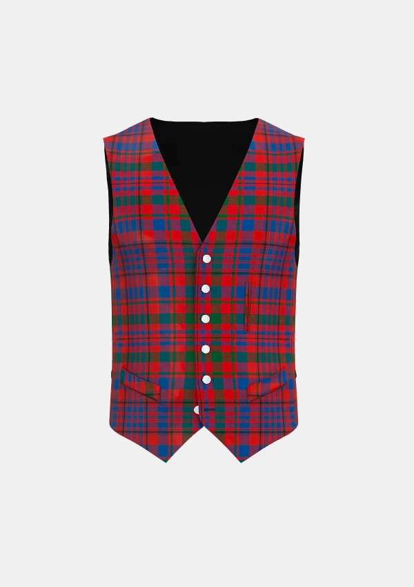 Murray of Tullibardine Tartan Waistcoat Front Murray of Tullibardine Tartan Waistcoat Front