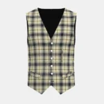 New Forest Winter Tartan Waistcoat Front