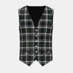 New Zealand Tartan Waistcoat Front
