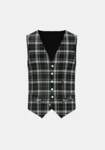 New Zealand Tartan Waistcoat Front