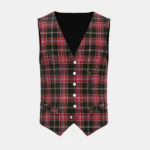 Norwegian Night Tartan Waistcoat Front