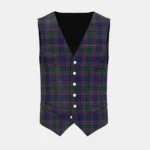 O’Connor Hugh Tartan Waistcoat Front