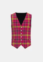 O’Meehan Tartan Waistcoat Front