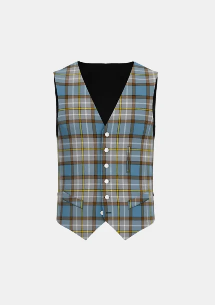 O’Rourke Tartan Waistcoat Front