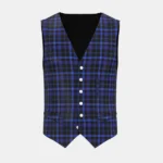 Oban Tartan Waistcoat Front