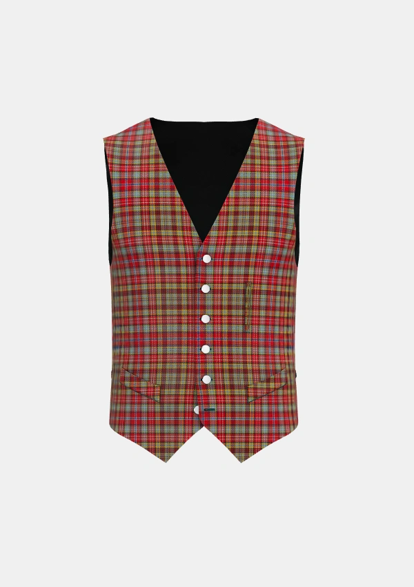 Ogilvie Tartan Waistcoat Front Ogilvie Tartan Waistcoat Front