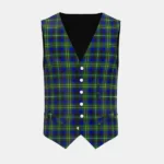 Orr Sharp Tartan Waistcoat Front