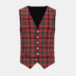 Osborne Charles Tartan Waistcoat Front