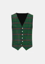 Owen of Wales Tartan Waistcoat Front