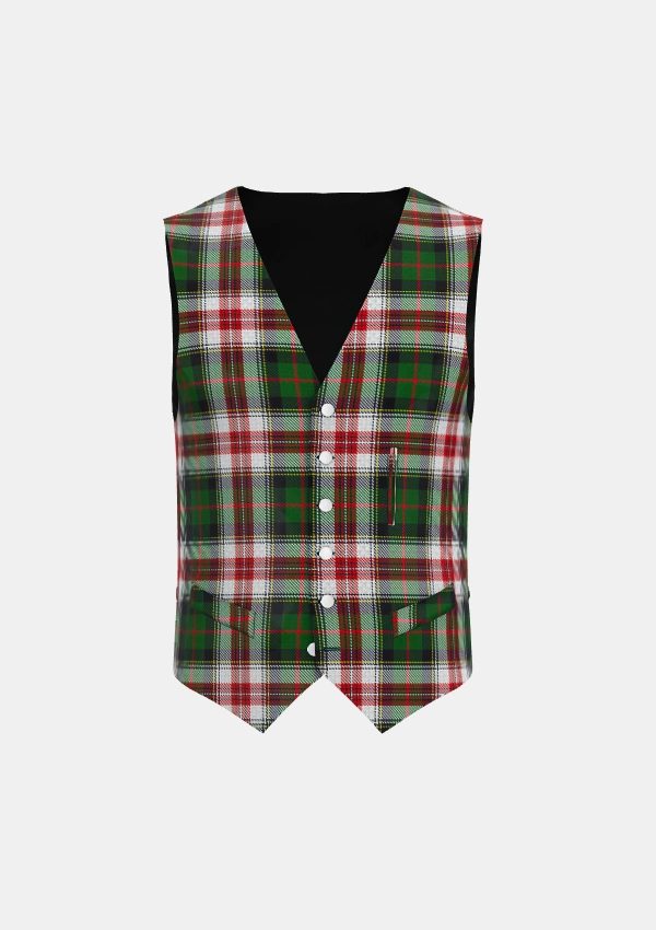 Palmer Edward Tartan Waistcoat Front Palmer Edward Tartan Waistcoat Front