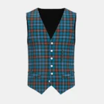 Patel Tartan Waistcoat Front
