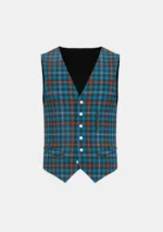 Patel Tartan Waistcoat Front