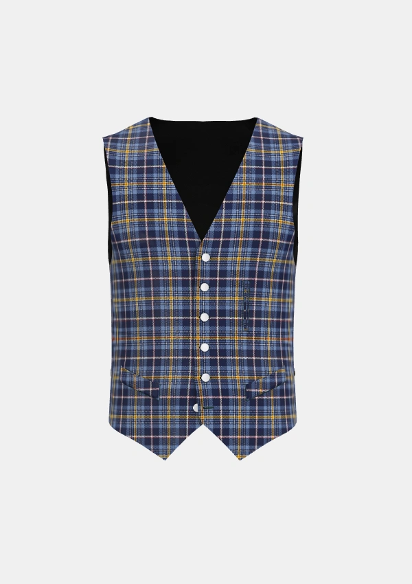 Patrick Tartan Waistcoat Front Patrick Tartan Waistcoat Front