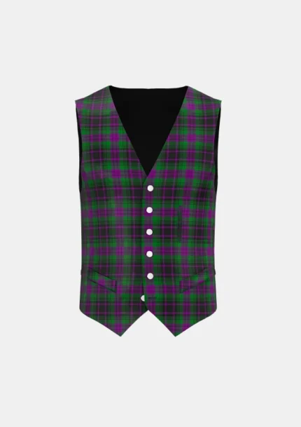 Paxton Tartan Waistcoat Front