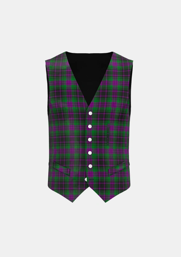 Paxton Tartan Waistcoat Front Paxton Tartan Waistcoat Front
