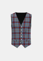 Perkins Tartan Waistcoat Front
