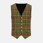 Pierce Tartan Waistcoat Front