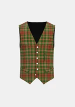 Pierce Tartan Waistcoat Front