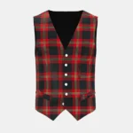 Pirrie Tartan Waistcoat Front