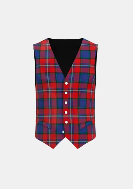 Porsche Bank Austria Tartan Waistcoat Front