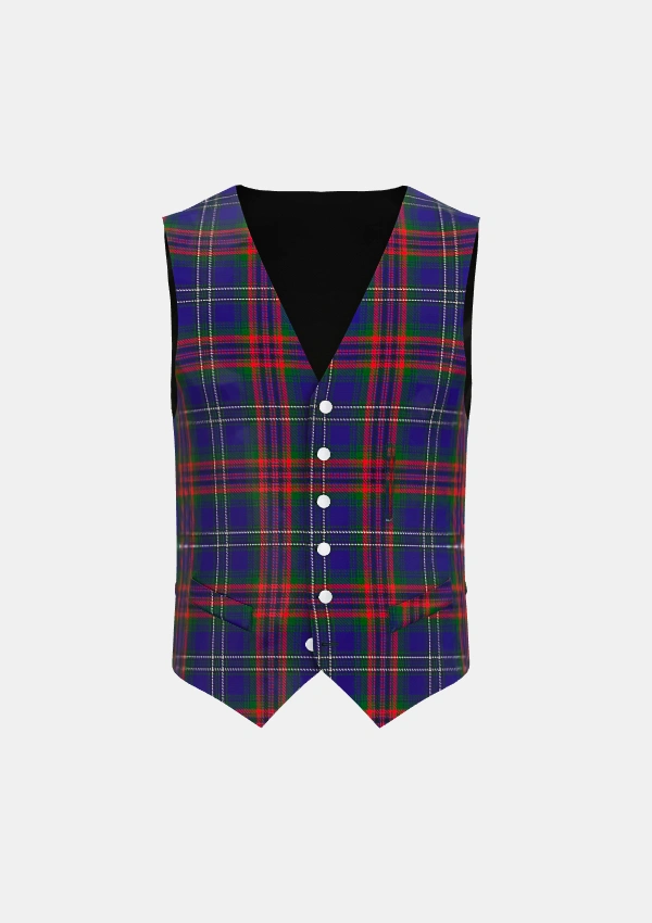 Prentice M Tartan Waistcoat Front Prentice M Tartan Waistcoat Front