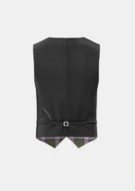 Prickly Thistle Tartan Waistcoat Back